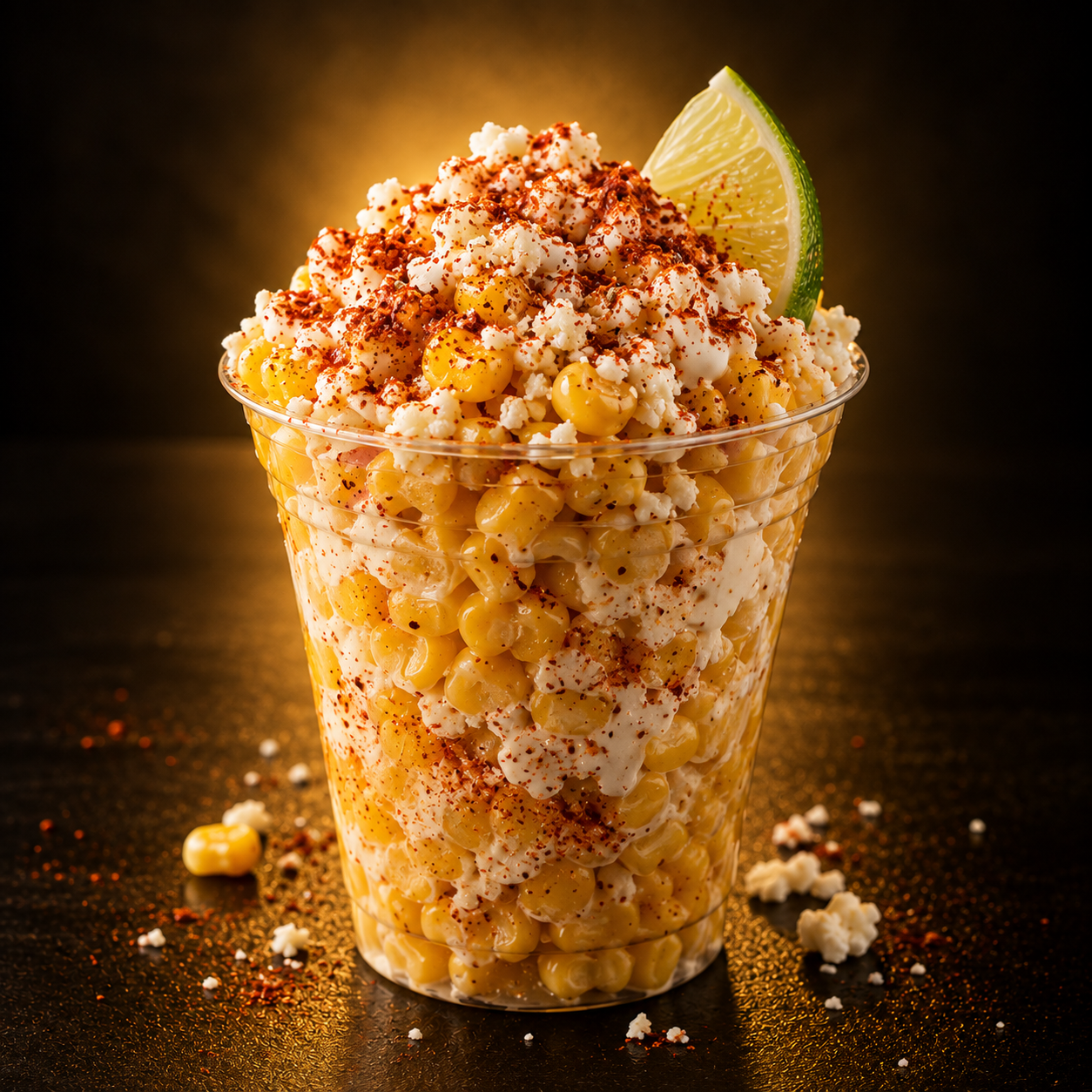 Esquites o elotes preparados