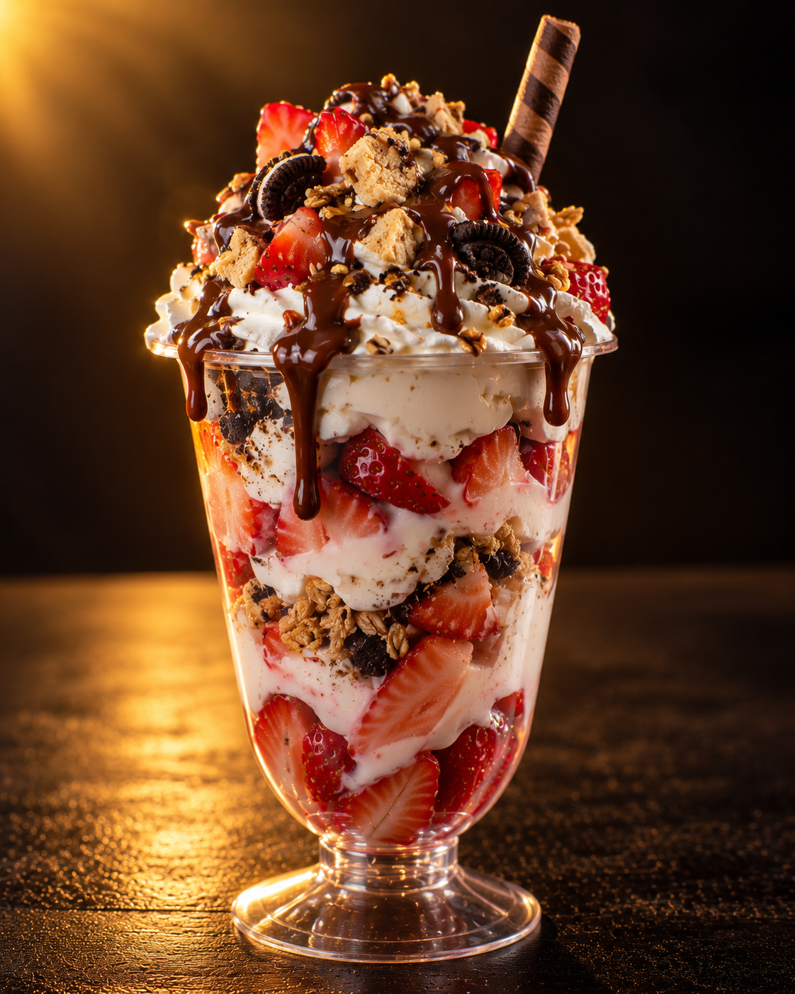 Fresas con crema